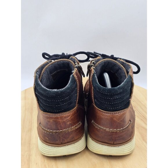 BULL BOXER Adyn Boot Mens Leather Side Zip Lace Up Sneaker Shoes Portugal sz 10 - Picture 4 of 9